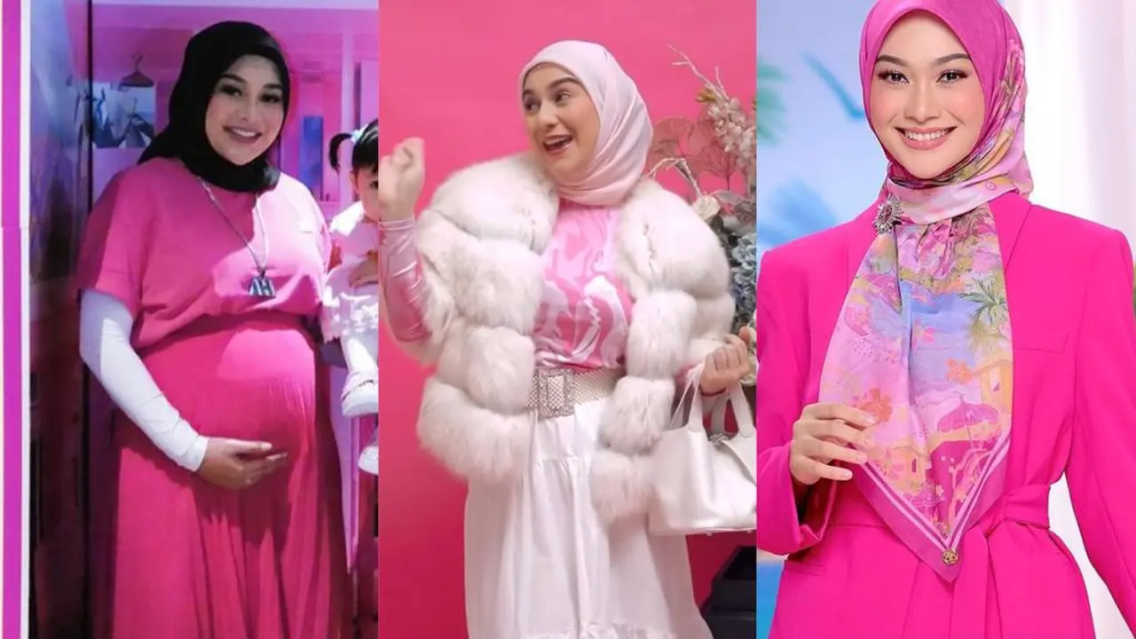 7 OOTD Hijab ala Barbie dari Aurel Hermansyah hingga Irish Bella