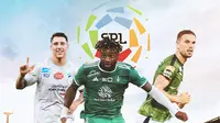 Liga Arab - Cristian Tello, Allan Saint-Maximin, Jordan Henderson (Bola.com/Adreanus Titus)