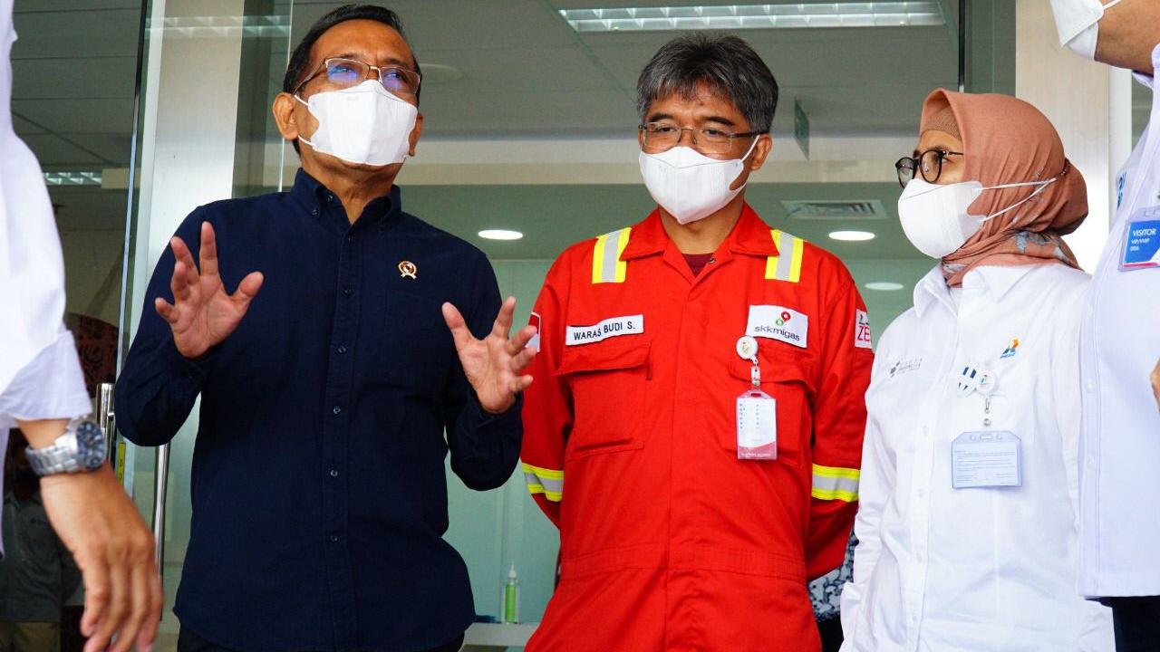 Direktur Utama Rekind Triyani Utaminingsih saat hadir mendampingi Menteri Sekretaris Negara (Mensesneg) Pratikno