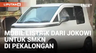 Sarana Praktik, Jokowi Hibahkan Mobil Listrik untuk Jurusan Otomotif SMKN 1 Kedungwuni Pekalongan