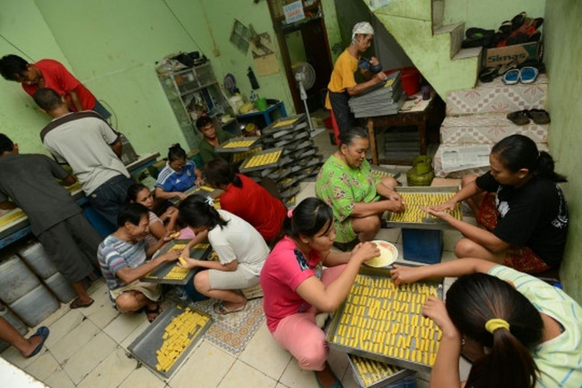 Jelang Lebaran, produksi kue kering kebanjiran pesanan