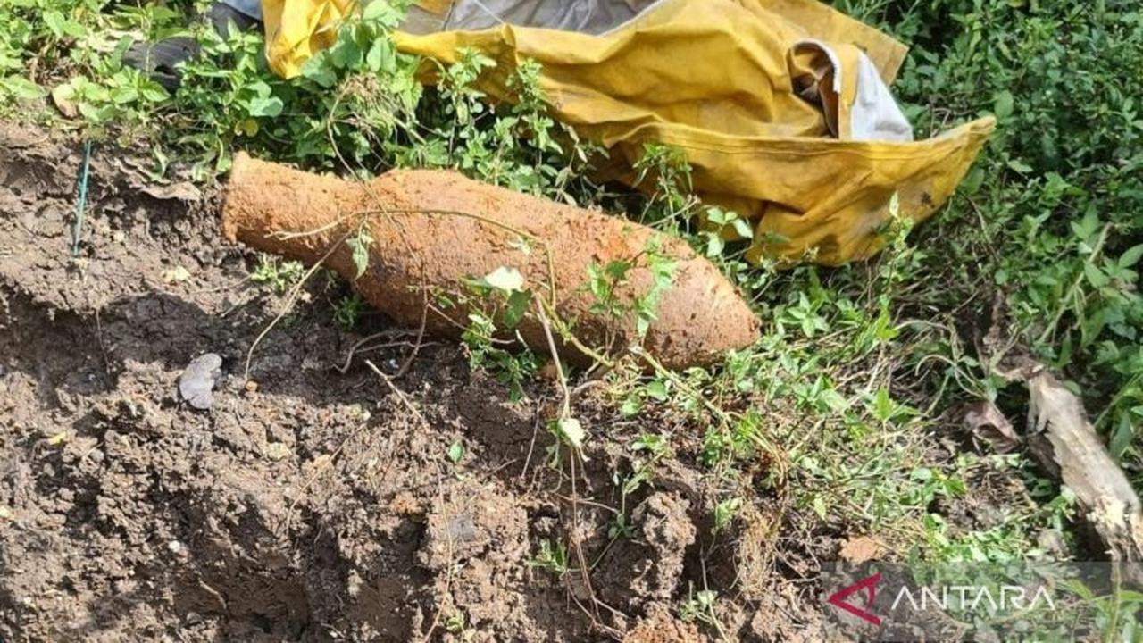 Fakta Unik Mortir Sisa Perang Ditemukan di Garut: Berukuran 80 Cm, Diduga Aktif!