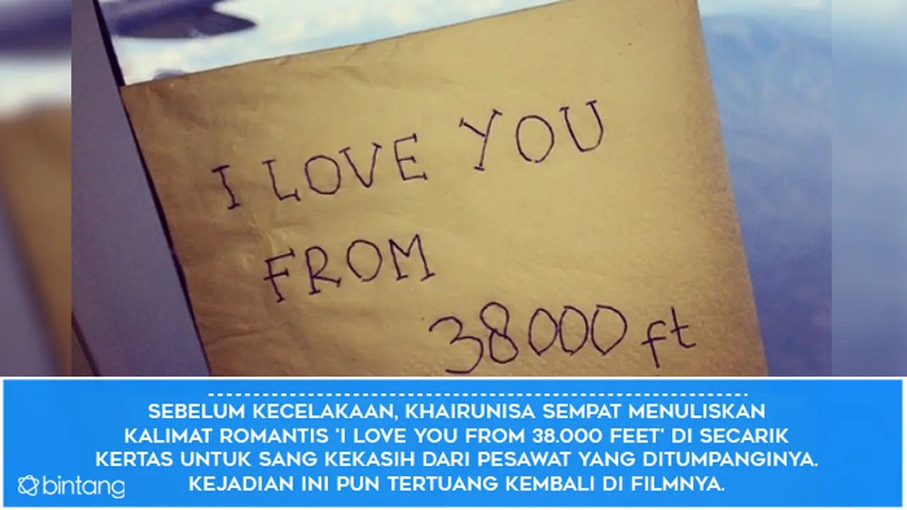 [Bintang] ILY from 38.000 ft 