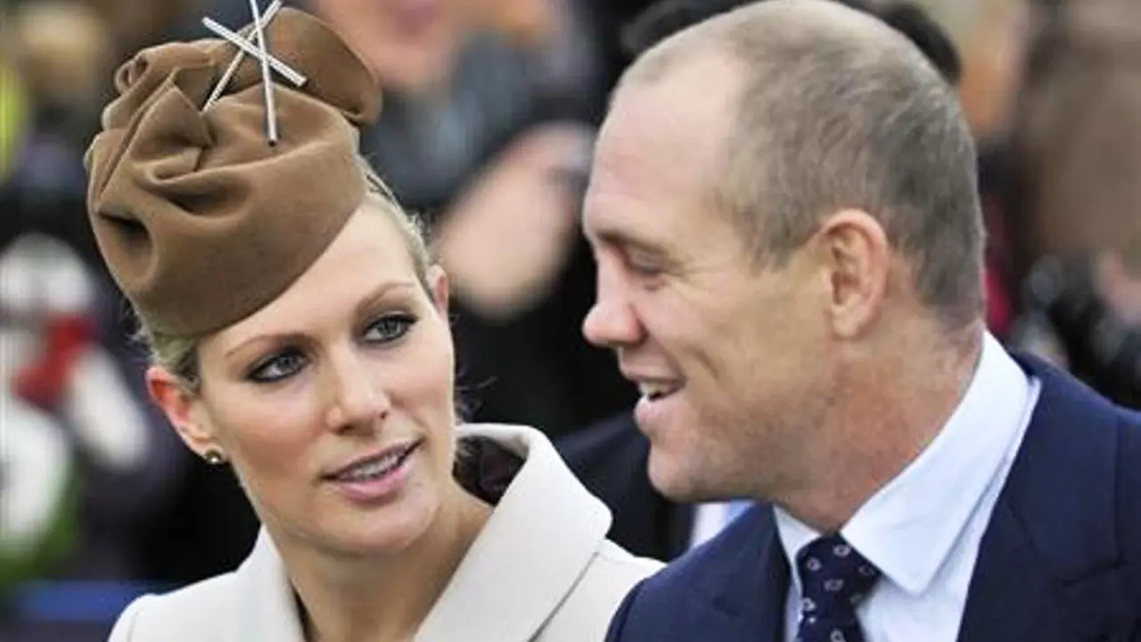 Cucu Ratu Elizabeth II, Zara Tindall dan suaminya, Mike