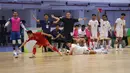 Ekspresi pelatih Timnas Futsal Indonesia, Hector Souto di peinggir lapangan saat Indonesia berhadapan dengan Thailand pada final Piala AFF Futsal 2026 di Nonthaburi Sports Complex Gymnasium, Nonthaburi hari Minggu, (12/4/2026). (Dok. FFI)