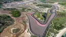 Indonesia akhirnya berkesempatan menjadi tuan rumah satu di antara rangkaian MotoGP 2022, tepatnya di Sirkuit Mandalika. (AFP/Bay Ismoyo)