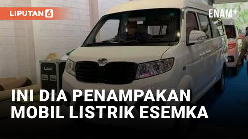 VIDEO: Akhirnya Mobil Listrik Esemka Muncul di IIMS 2023