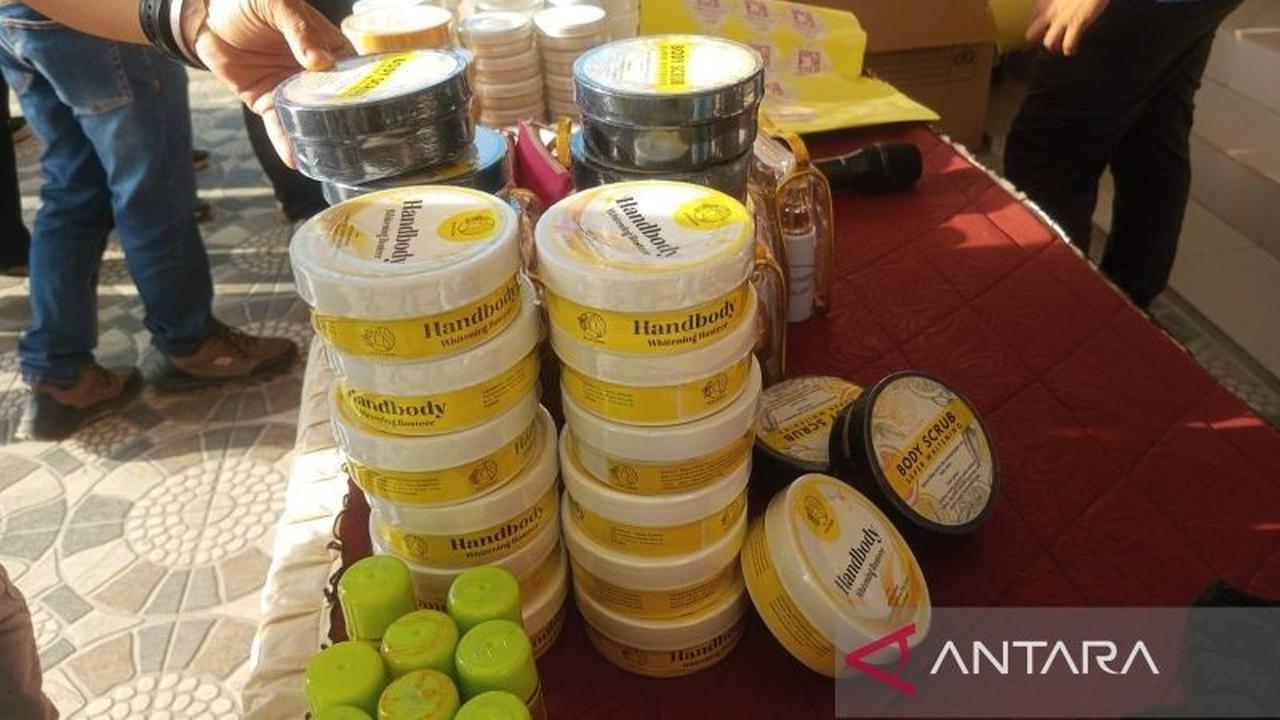 Terungkap! IRT di Kendari Raup Rp50 Ribu dari Penjualan Skincare Ilegal, Rugikan Negara Rp3 Miliar
