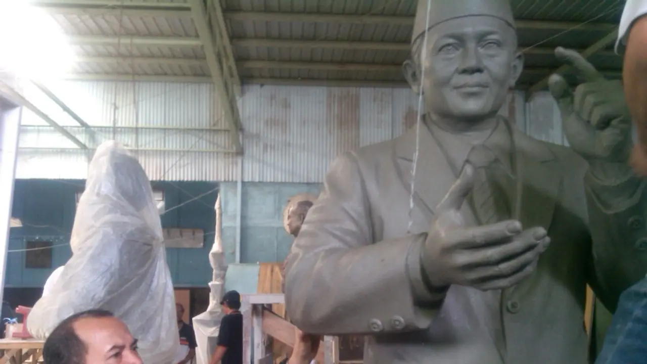 Ini Cerita Dibalik Pembutan Patung 6 Presiden RI