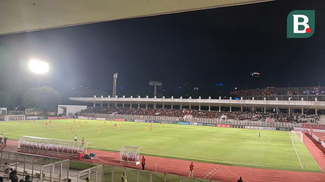 Atmosfer laga Malut United Vs Semen Padang di leg pertama Semifinal Liga 2 2023/2024