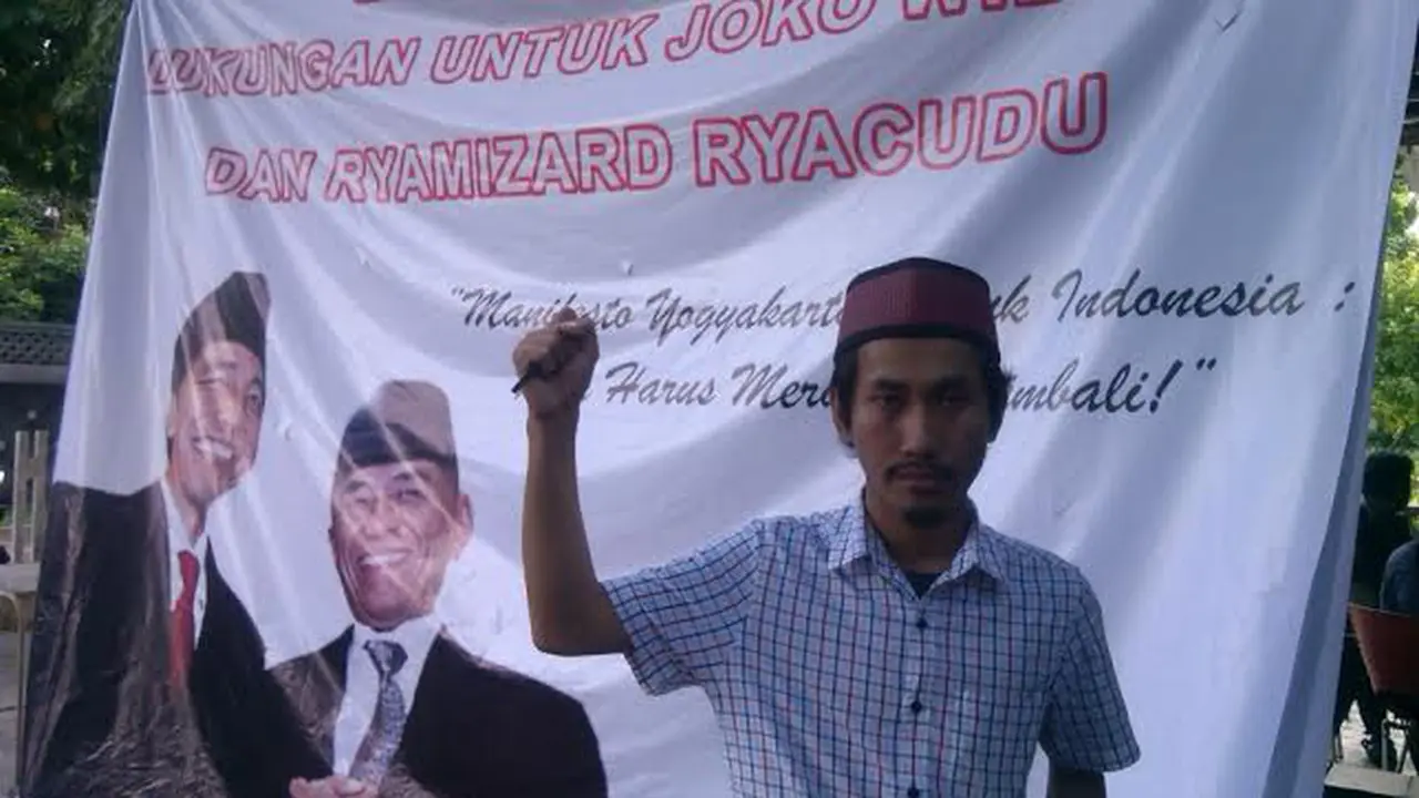 Poster Dukungan Jokowi- Ryamizard Bertebaran di Yogya