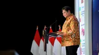 Menteri Koordinator Bidang Perekonomian Airlangga Hartarto pada Rakorpusda Pengendalian Inflasi 2022, di Surabaya, Rabu (14/9/2022). (Dok Kemenko Perekonomian)