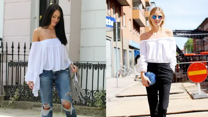 8 Style Menarik dengan Baju Sabrina