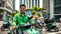 cara daftar driver gojek ©Ilustrasi dibuat AI