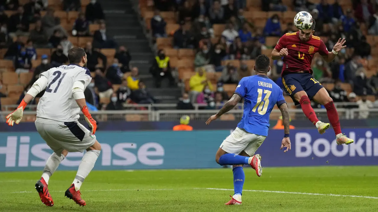 Foto: Hentikan Rekor Kemenangan Italia, Spanyol Melenggang ke Babak Final UEFA National League 2021