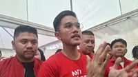 Ketua Umum Partai Solidaritas Indonesia (PSI) Kaesang Pangarep&nbsp;di Lapangan Reformasi, Kabupaten Deli Serdang, Sumatera Utara, Rabu (24/1/2024). (Foto:Liputan6/Lizsa Egaham)