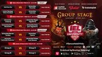 Live streaming IEL University Super Series 2021 pekan kedelapan dapat disaksikan melalui platform Vidio, laman Bola.com, dan Bola.net. (Dok. Vidio)