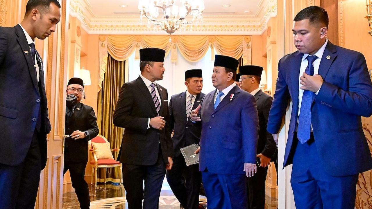 Prabowo Yakinkan Sultan Brunei, Lindungi Satu sama Lain