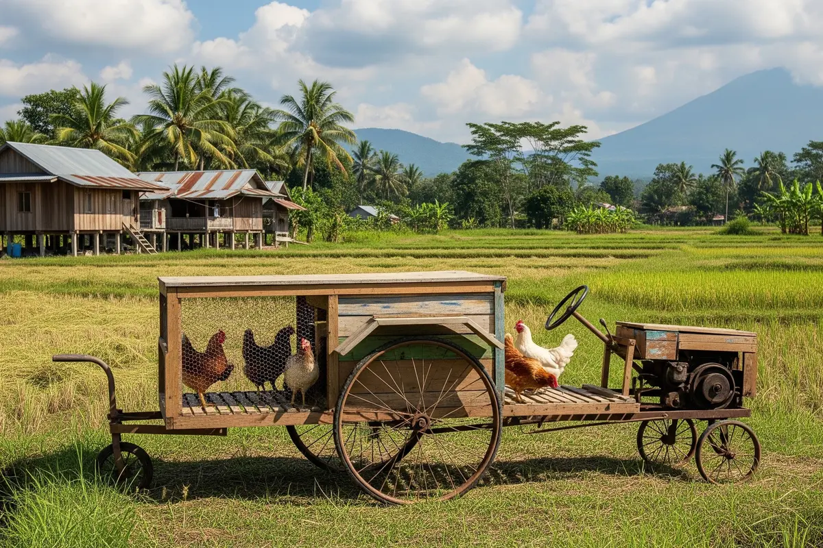 Inspirasi Kandang Portable yang Mudah Dipindah saat Musim Hujan