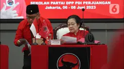 Rakernas III PDI Perjuangan menghasilkan 17 rekomendasi eksternal diantaranya mendukung pemerintahan Presiden Joko Widodo dalam memberantas kemiskinan ekstrem dan stunting. (Liputan6.com/Herman Zakharia)