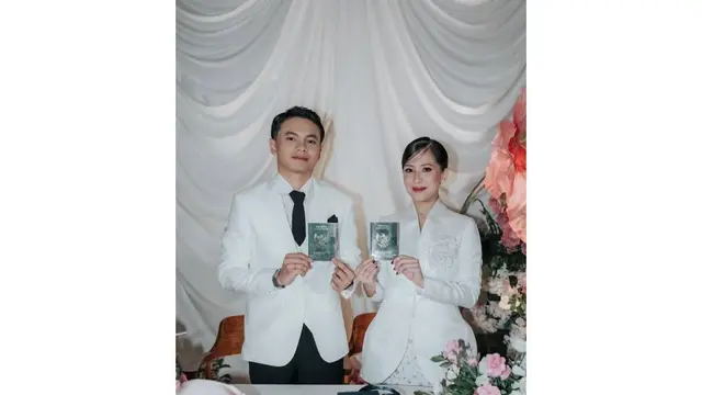 Adhisty Zara Menikah dan Hamil Anak Pertama, Tampil Cantik dengan Kebaya Putih di Hari Pernikahan