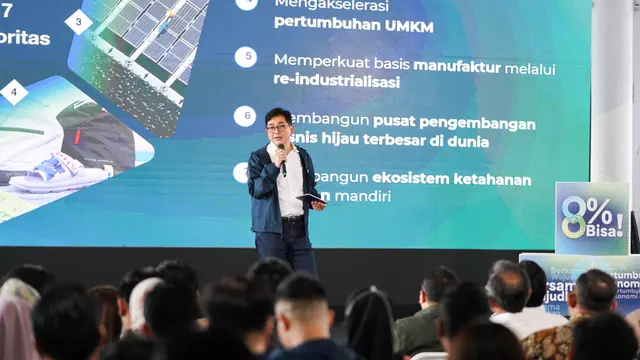 Ketua Umum Kadin Indonesia periode 2021-2026, Arsjad Rasjid membocorkan rahasia capai pertumbuhan ekonomi 8 persen. (Dok Kadin)
