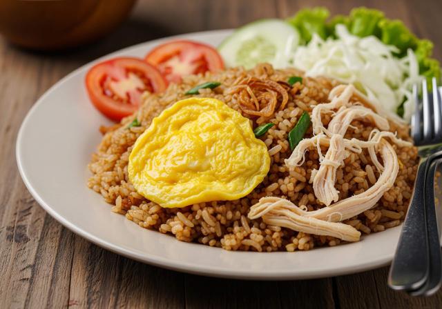1. Nasi Goreng Telur Sederhana
