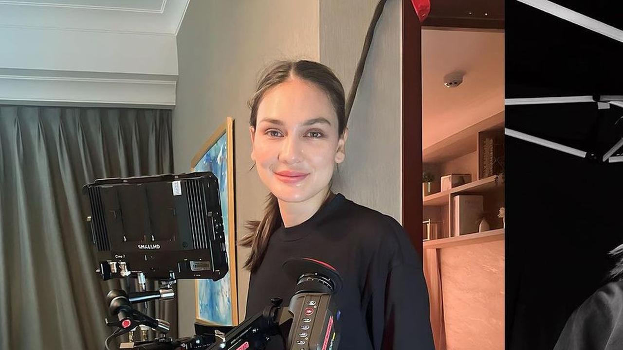 Potret Luna Maya Jadi Sutradara, Tampil Santai Pakai Kaos Oblong tapi Pesonanya Sukses Curi Perhatian