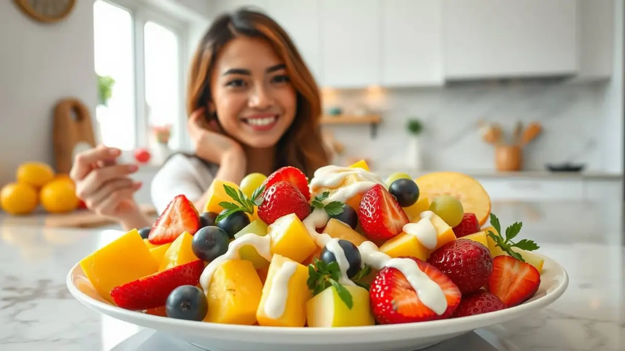 resep salad buah mayonaise