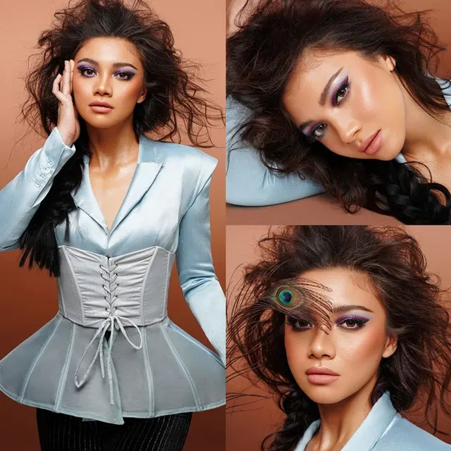 Tampil Beda, Ini 6 Pemotretan Angela Gilsha yang Makeup dan Gaya Rambutnya Curi Perhatian