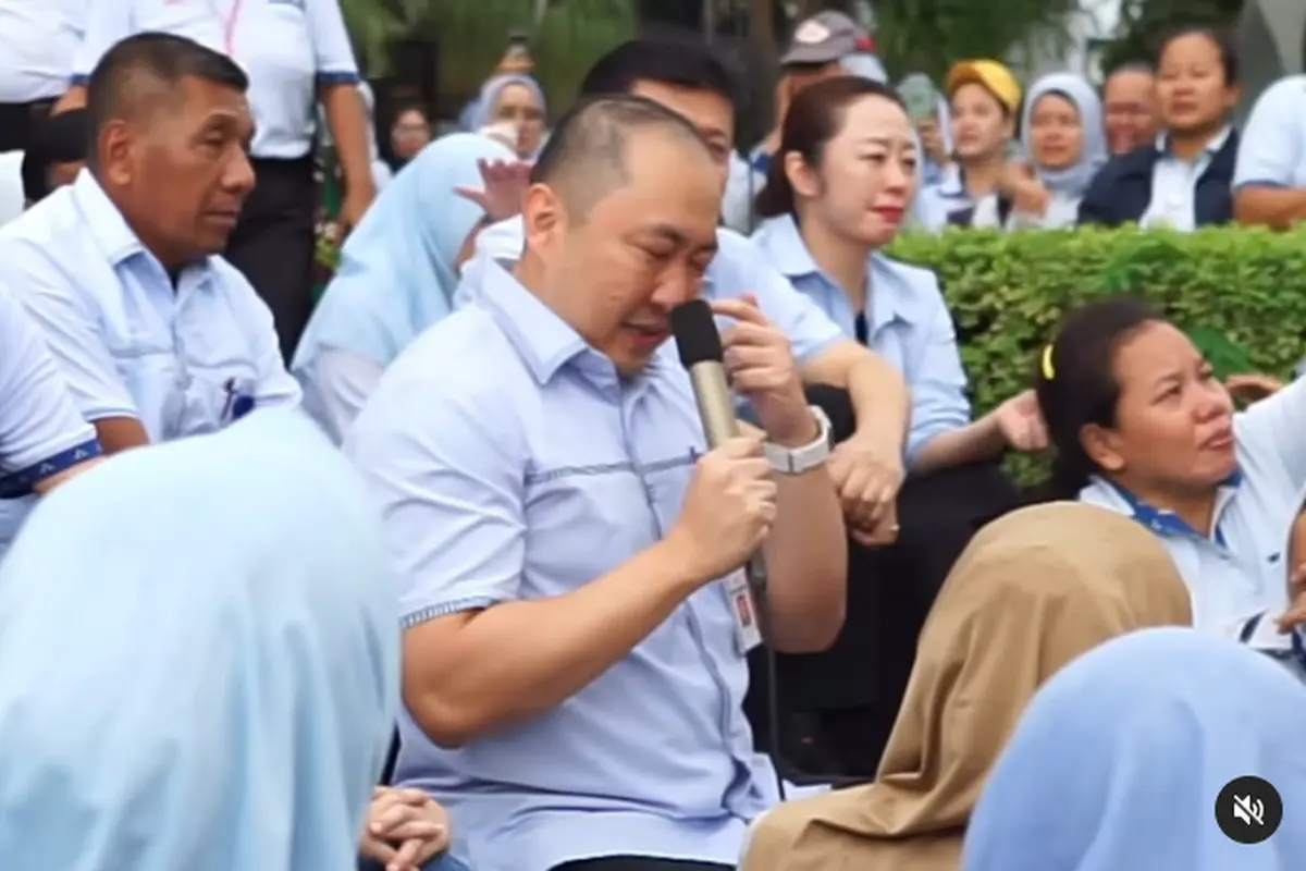 Potret Haru Perpisahan Iwan Kurniawan Lukminto dengan Ribuan Karyawan Sritex, Abadikan Kenangan Terindah (Foto: Instagram @ik.lukminto)
