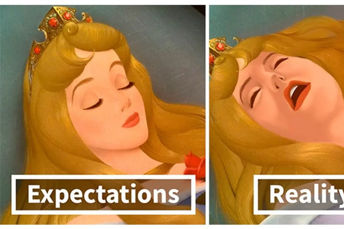 Putri Disney Sehari-hari (Sumber: Boredpanda)