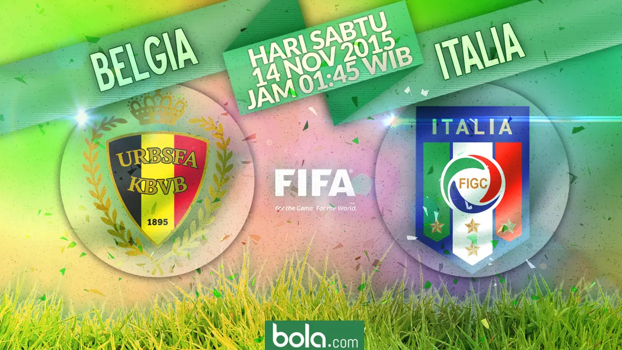 Belgia vs Italia (Bola.com/Samsul Hadi)