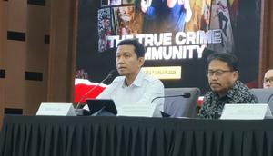 Juru Bicara Densus 88 Komisaris Besar Polisi Mayndra Eka Wardhana. ANTARA/Nadia Putri Rahmani