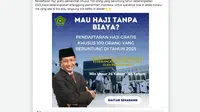 Cek Fakta: Tidak Benar Ini Link Pendaftaran Haji Gratis dari Pemerintah