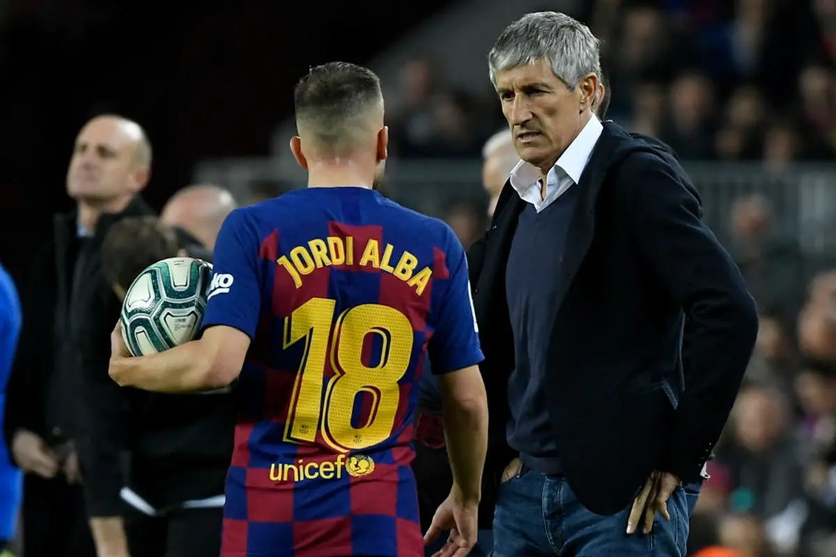 Pelatih Barcelona, Quique Setien.