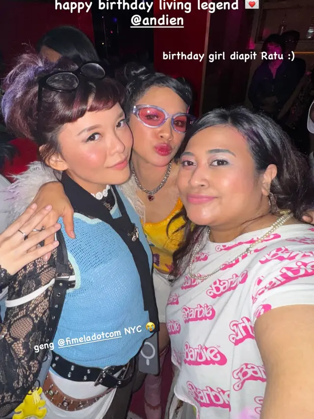 Terinspirasi dari Madonna, Andien Aisyah Tampil Playful Retro Rayakan Ulang Tahun ke-40