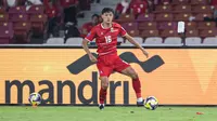 Dony Tri Pamungkas saat Timnas Indonesia melawan Bulgaria di final FIFA Series 2026 di SUGBK, Jakarta, Senin (30-3-2026). (Bola.com/Abdul Aziz)