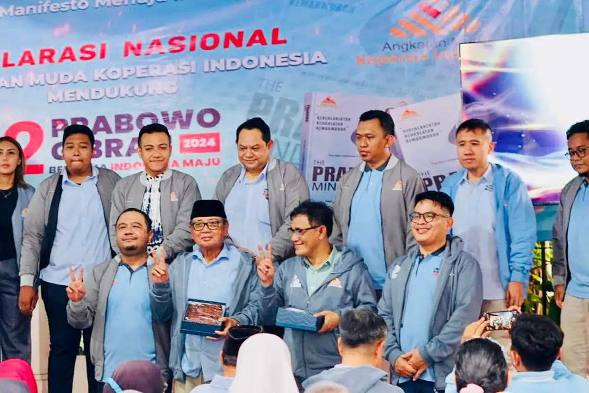 Jajaran Dewan Pakar TKN 02 Prabowo-Gibran Bersama Jajaran Pengurus DPP AMKI Dalam Peluncuran Buku “The Prabowo Mind” di Rumah Kertanegara, Jakarta (09/02/2924) (Istimewa)