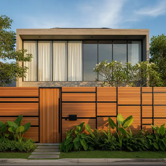 9 Model Pagar Minimalis dengan Pintu Tersembunyi, Aman dan Elegan