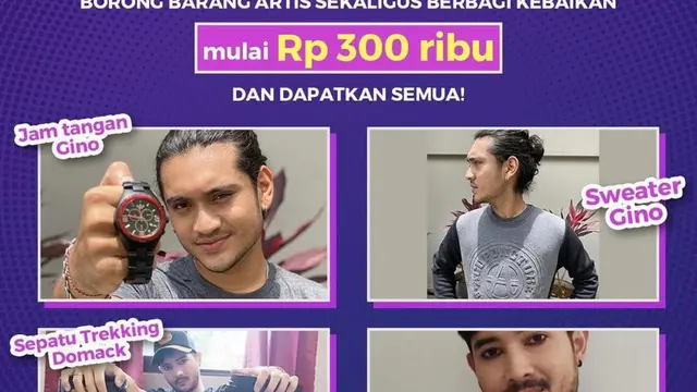Para Bintang Sinetron SCTV Lakukan Aksi Sosial Lelang Barang untuk Membantu Korban Bencana Alam