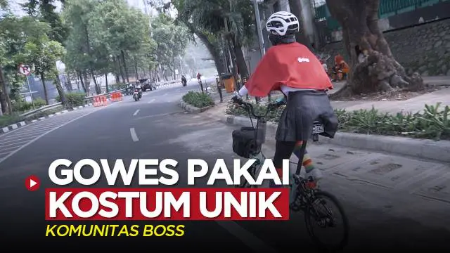 Berita video mengikuti keseruan komunitas sepeda lipat Brompton Serpong, BOSS, yang kreatif dengan kostum unik saat mengikuti race di Jakarta.