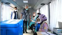 Tanggapan Ganjar Terkait Capaian Vaksin Dosis Pertama di 7 Wilayah di Jateng