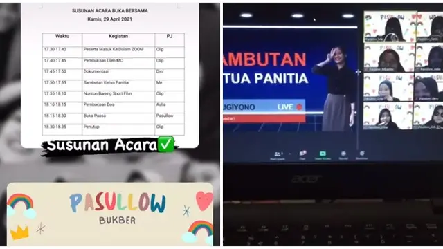 Viral Bukber Online Ini Kreatif, Silaturrahmi Tetap Terjaga di Tengah Pandemi