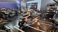 Suzuki Burgman Street 125 EX Mengaspal di IMOS+ 2023 (Arief A/Liputan6.com)