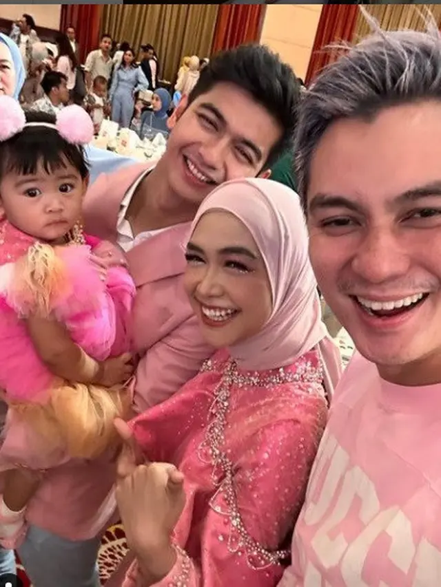 Potret pesta ultah pertama Moana putri Ria Ricis (foto: instagram/baimwong)