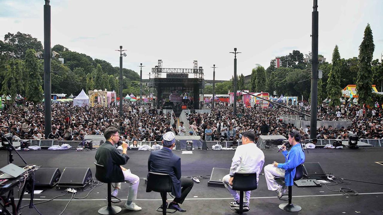 FOTO: Keseruan Jelang Buka Puasa KapanLagi Buka Bareng BRI Festival 2025