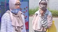 Hesti Purwadinata menirukan aksi Ibu-Ibu pengemis yang viral.