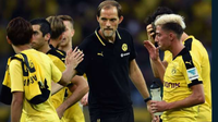 KECEWA - Thomas Tuchel kecewa mentalitas Borussia Dortmund saat berhadapan melawan Odd Greenland. (ESPN)