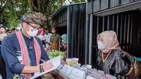 Menparekraft Sandiaga Uno di Desa wisata Bonjeruk